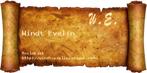Windt Evelin névjegykártya